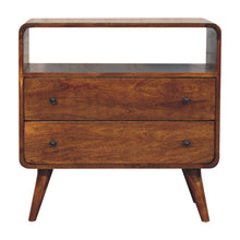 Load image into Gallery viewer, Curved Charm Console - Brown