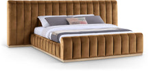 Load image into Gallery viewer, Amara - Velvet Upholstered Bed