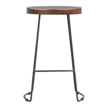 Load image into Gallery viewer, Chunky Bar Stool - Chestnut