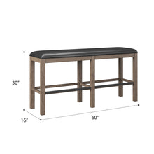 Load image into Gallery viewer, Bar Height Bench - Brown