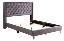 Load image into Gallery viewer, Upholstered Nailhead Trim Chic Bed