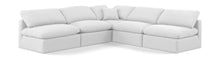Load image into Gallery viewer, Indulge - Linen 5 Piece Modular Corner Armless Sectional - White