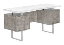 Load image into Gallery viewer, Computer Desk For Home Office, Laptop, Left, Right Set - Up, Storage Drawers, Contemporary & Modern