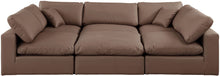Load image into Gallery viewer, Comfy - 6 Piece Faux Leather Sectional