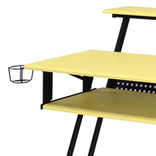 Load image into Gallery viewer, Suitor - Music Recording Studio Desk - Black / Yellow