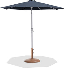 Load image into Gallery viewer, Fiji - Aluminum Patio Umbrella With Round Teak And White Base