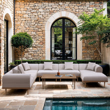 Load image into Gallery viewer, Laguna - Aluminum Outdoor Patio Coffee Table - Natural