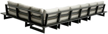 Load image into Gallery viewer, Maldives - 6 Piece Water Resistant Outdoor Patio Modular Sectional With Gray Base