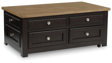 Load image into Gallery viewer, Drazmine - Lift Top Cocktail Table - Brown