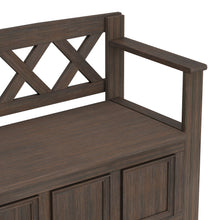 Load image into Gallery viewer, Amherst - Handcrafted Entryway Storage Bench