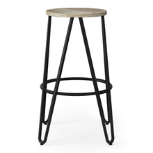 Load image into Gallery viewer, Simeon - Multifunctional Metal Stool With Wood Seat