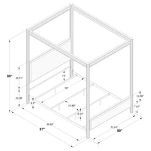 Load image into Gallery viewer, Zimmerlee Canopy Panel Bed