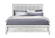Load image into Gallery viewer, Elsie - King Bed With LED - Light Gray