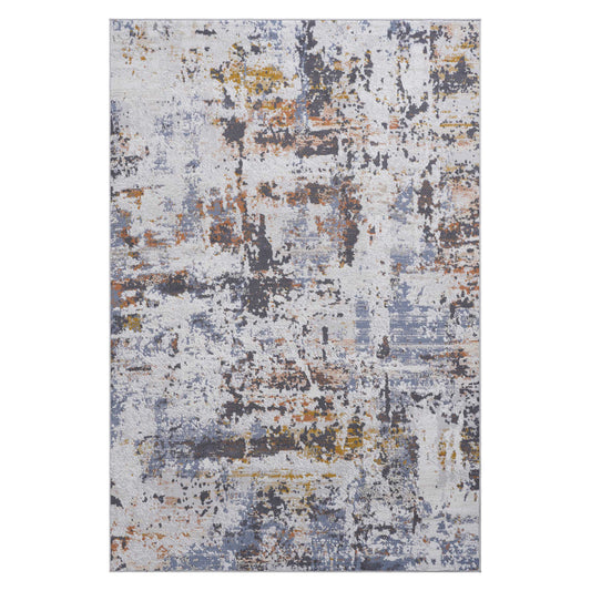 Payas - 8' X 10' Abstract Area Rug - Ivory / Navy