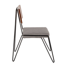 Load image into Gallery viewer, Loft - Mid-Century Modern Chair (Set of 2) - Black / Gray / Walnut