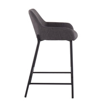 Load image into Gallery viewer, Daniella - Industrial Fixed Height Counter Stool (Set of 2)