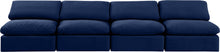 Load image into Gallery viewer, Indulge - Velvet 4 Seat Modular Armless Sofa