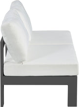 Load image into Gallery viewer, Nizuc - Outdoor Patio 2 Seat Armless Modular Sofa With Gray Frame