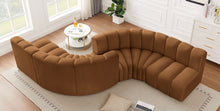 Load image into Gallery viewer, Arc - Velvet 6 Piece Modular Sofa - Saddle