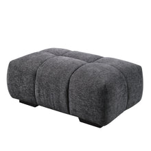 Load image into Gallery viewer, Chosen - Chenille Ottoman - Gray