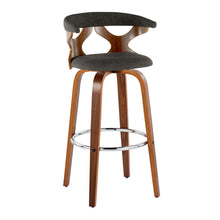 Load image into Gallery viewer, Gardenia - Mid Century Modern Fixed Height Barstool With Swivel With Round Footrest (Set of 2)