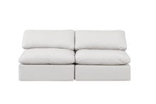 Load image into Gallery viewer, Indulge - Faux Leather 2 Seat Modular Armless Sofa