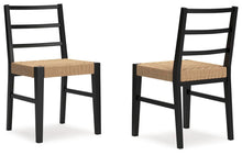 Load image into Gallery viewer, Isanti - Dining Room Side Chair (Set of 2) - Light Brown / Black