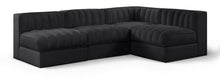 Load image into Gallery viewer, Rummi - Armless Velvet Performance Fabric Upholstered 4 Piece Modular Sectional