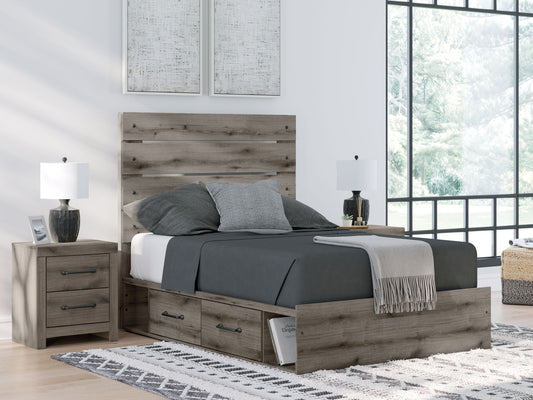 Graystorm - Panel Storage Bed