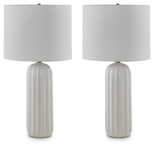 Load image into Gallery viewer, Clarkland - Ceramic Table Lamp (Set of 2) - White