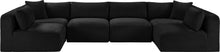 Load image into Gallery viewer, Shaggy - 6 Piece Modular U-Shaped Armless Sectional