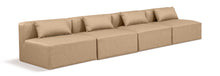 Load image into Gallery viewer, Cube - Modular 4 Piece Armless Sofa - Tan