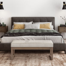 Load image into Gallery viewer, Milltown - Upholstered Ottoman Bench