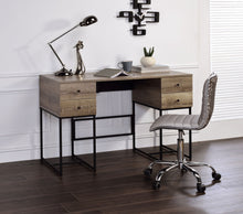 Load image into Gallery viewer, Desirre - Wirting Desk With USB Port - Oak