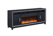 Load image into Gallery viewer, Lily - 72" Entertainment Unit With LED, Speakers, Crystal Inserts - Dark Gray