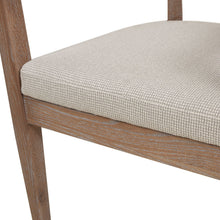 Load image into Gallery viewer, Americana - Mid-Century Modern Cane Back Dining Chair Textured Weave - Taupe Beige