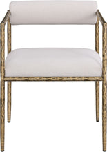 Load image into Gallery viewer, Axis - Linen Textured Beige Fabric Upholstered Dining Chair (Set of 2)