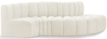 Load image into Gallery viewer, Arc - Velvet 4 Piece L-Shaped Modular Sofa