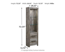 Load image into Gallery viewer, Wynnlow - Pier - Two Drawers & Two Shelves - Gray Dark