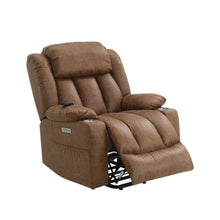 Load image into Gallery viewer, Aire Power Motion Recliner With Lift Heating Massage Function - Brown