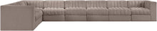 Load image into Gallery viewer, Rummi - Velvet Performance Fabric Upholstered 8 Piece Modular Sectional (With 3 Corner Chairs)