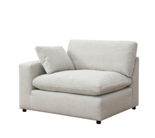 Load image into Gallery viewer, U246 - Linen Left Chair With USB-C Charger - White