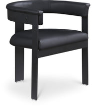 Load image into Gallery viewer, Romeo - Faux Leather Dining Chair With Black Base (Set of 2)