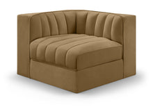 Load image into Gallery viewer, Rummi - Velvet Performance Fabric Upholstered Modular Corner Chair