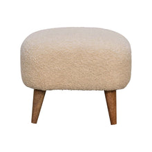 Load image into Gallery viewer, Square Footstool - Cream