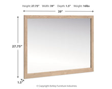 Load image into Gallery viewer, Cielden - Bedroom Mirror - Tan