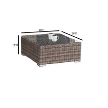 Load image into Gallery viewer, Modern Patio Rattan Sectional Set With Cushions