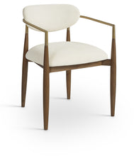 Load image into Gallery viewer, Riccio - Fabric Dining Arm Chair (Set of 2) - Walnut Frame