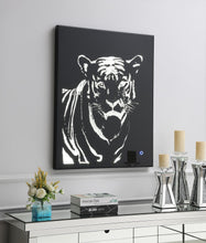 Load image into Gallery viewer, A2015 - LED Wall Art (Tiger) - Pearl Silver