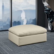 Load image into Gallery viewer, Comfy - Faux Leather Ottoman